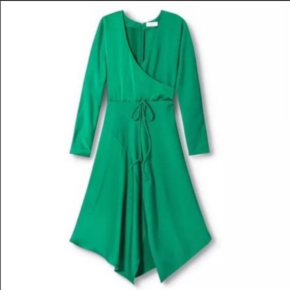 Cushnie x Target Women's Emerald Green Wrap Dress Size 4 NWT